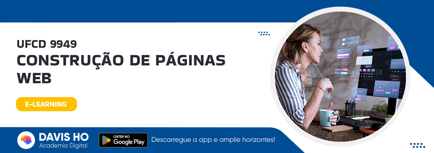 UFCD 9949 - Criação de páginas Web